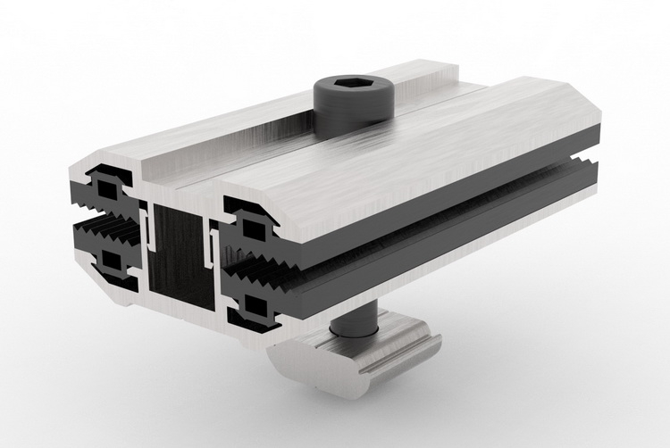 Flexible Solar PV Module Clamp Mounting