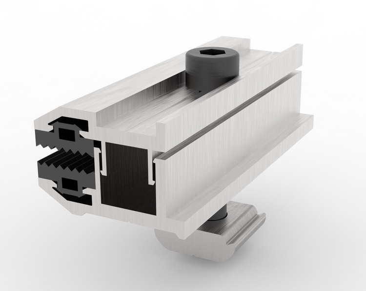 Flexible Solar PV Module Clamp Mounting